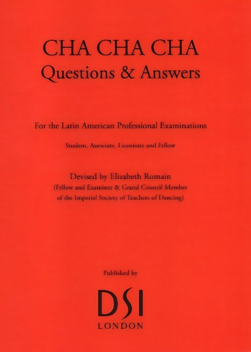 Question. Answer Ebook Ebook: ISTD Questions & Answers Cha Cha Cha